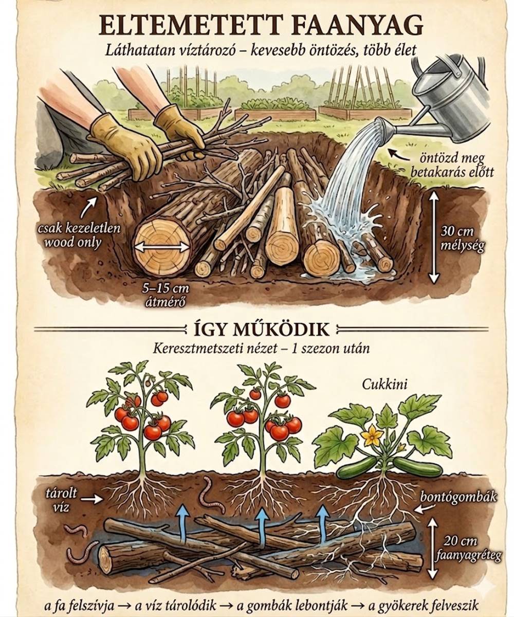 Elásott fa az ágyás alatt?