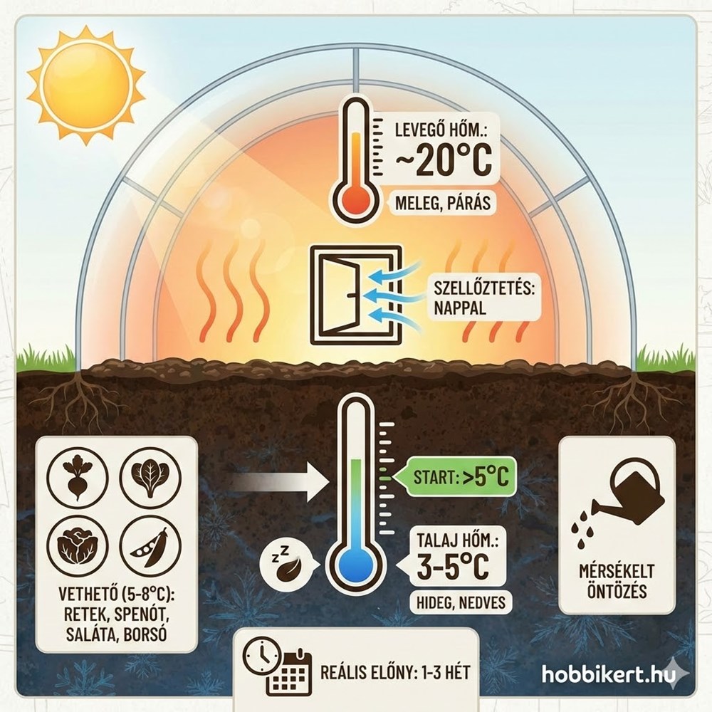 Fólia alatt induló szezon