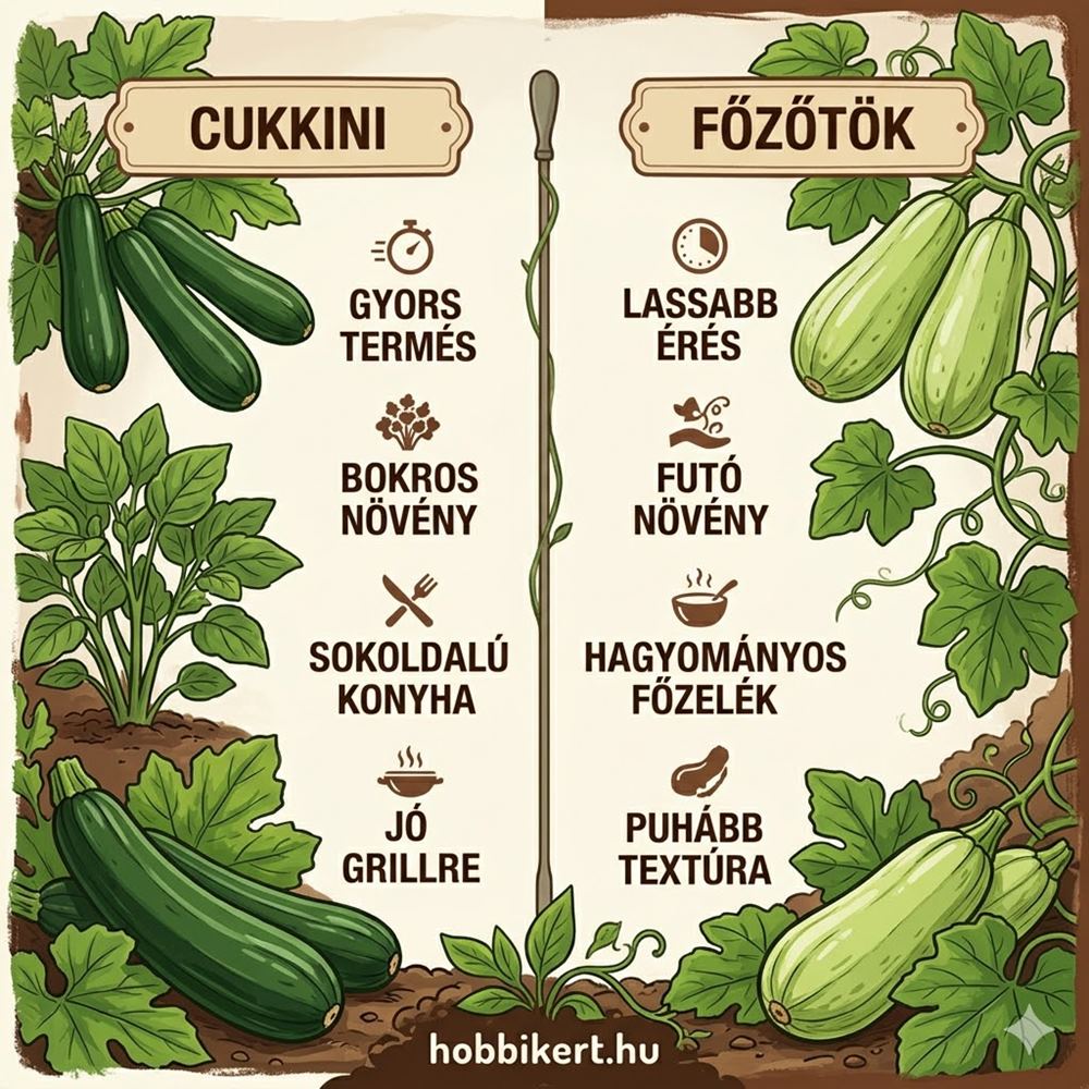 Főzőtök vagy cukkini?