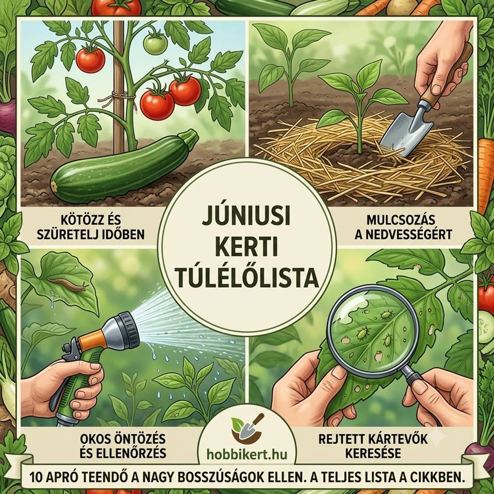 A kertész júniusi túlélőlistája