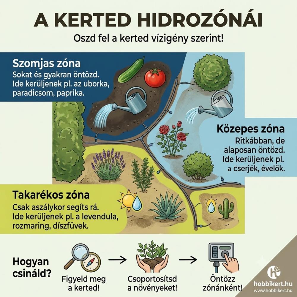 A kert hidrozónái