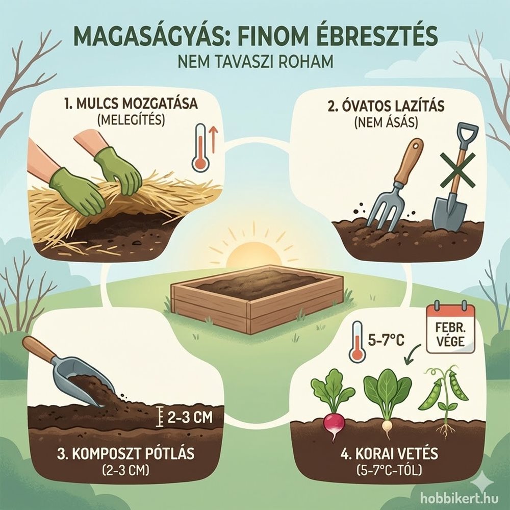 Magaságyás ébresztése tél után