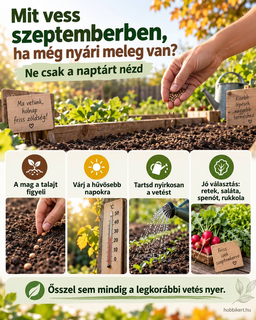 Mit vess szeptemberben, ha még nyári meleg van?