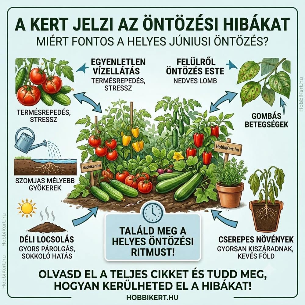 Öntözési hibák