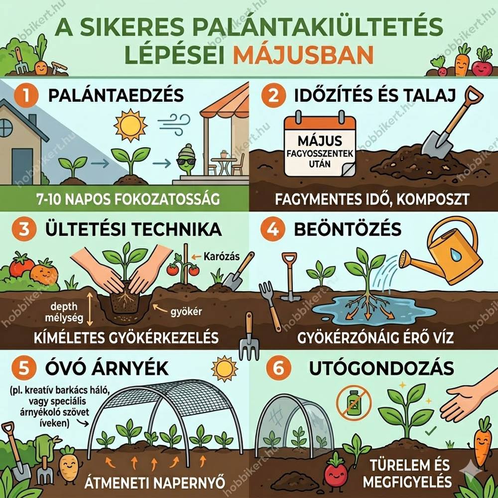 Nem a palánta a gyenge: ezt rontjuk el kiültetéskor májusban