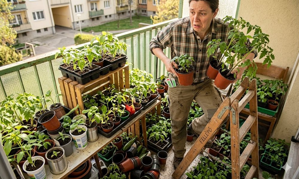 Palántát vettél, de még nincs terved? Így ne legyen a teraszodból ideiglenes zöldségmenekülttábor