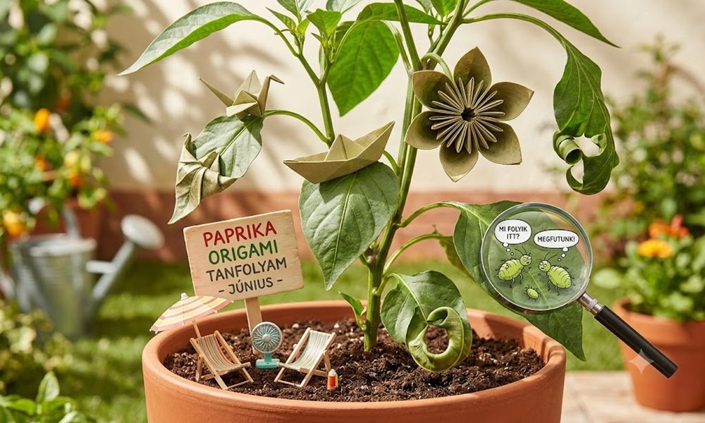 A paprika levele pöndörödik: hőség, tetű, vízstressz vagy tápanyaggond?
