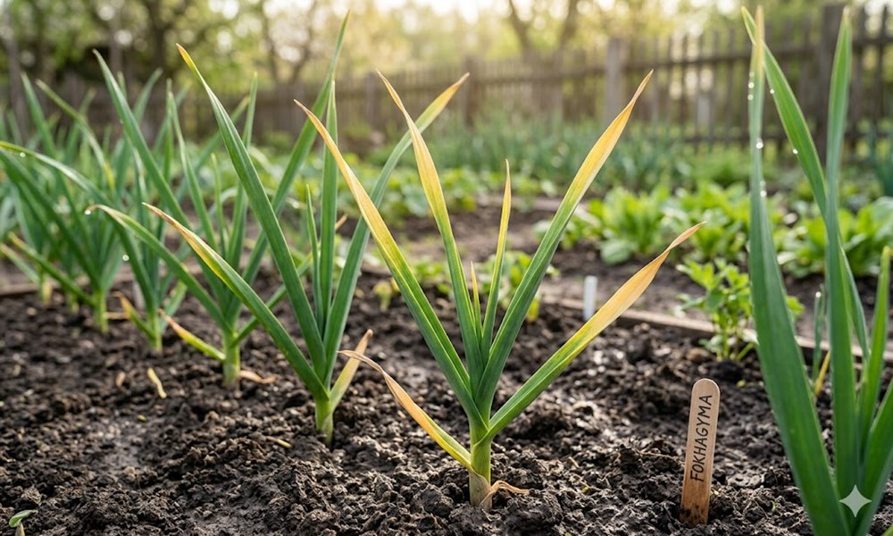 Miért sárgul a fokhagyma levele? A leggyakoribb okok